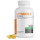 Bronson Vitamina A 10,000 IU Premium Non-GMO Fórmula Apoya Sistema de Visión Saludable &amp; Crecimiento Saludable &amp; Reproducción, 360 Softgels