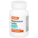 Rugby Magnesium Oxide 400 mg Tabletas - Suplemento dietético - Sin gluten - 120 Conde (1 Pack)