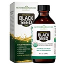 Madre Naturaleza USDA Organic Black Seed Oil, High TQ 2%, Cold Pressed, Unrefined Nigella Sativa, Omega 3 6 9 para Immune, Joint & Heart Support, Hair & Skin, Non-GMO, Glass Bottle (8oz)