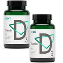 Vitamina Puori D3 Softgels, 2500 UI (62,5 mcg) - Absorbing rápido Vitamina D3 Suplementos para soporte de sistema inmunitario, salud ósea y funciones musculares saludables - libre de gluten - 240 Conde