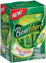 Benefiber Fibra libre de azúcar en los paquetes Go Stick, Desarrollado, 28 ea (Pack de 3)
