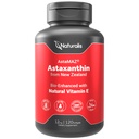 Naturalis Nueva Zelanda Astaxanthin (12mg) Silencio Reforzada con Vitamina Natural E Silencio No GMO, Soy &amp; Gluten Libre Silencio 120 Softgels (4 Mes de Suministro)