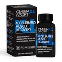 OmegaXL Sport Extra Strength Muscle Recovery Suplemento y Respiratory Support Suplemento - Mejora los DOMS y ROM, Aceite de mejillón con apoyo clínico (60 Softgels)