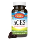 Carlson - ACES, Vitaminas A, C, E + Selenium, Celular Health & Immune Support, Antioxidante, 50 Softgels