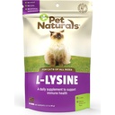 Pet Naturals Lysine for Cats, Chicken Flavor, 60 Chews - Immune y Respiratory Support for Cats - No Wheat o Corn - Vet Recomendado