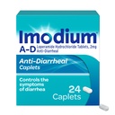 Imodium A-D Diarrhea Relief Caplets with Loperamide HCl, Anti-Diarreal Medicine to Help Control Symptoms of Diarrhea Debido a la diarrea aguda, Traveler's Diarrhea, HSA/FSA Eligible, 24 ct