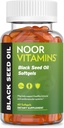 Vitaminas de la semilla Halal Negro cápsulas de aceite de semilla, vitaminas de Halal, 1000 mg de aceite de semilla negra de Nigella Sativa, Thymoquinone, No GMO, Gluten Gratis, 60 Conde