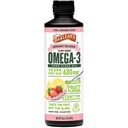 Limonada Rosa de Barlean Vegan Omega 3 Suplemento, Aceite de Algas Líquidas con 630 mg EPA & DHA, Omegas con base vegetal de aceite de Algal, No GMO &amp; Gluten Gratis, 16 oz