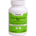 Vitacost Trans-Resveratrol Plus - 60 cápsulas vegetarianas