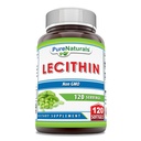 Naturales puros Lecithin 1200 mg Suplemento de Softgels ← High Potency