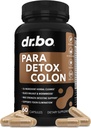 Colon Cleanse Pills Body Detox - Intestinal Guard Cleanser for Stomach - Natural Weight Flush Cleaner Supplement Complex, Mujer Hombre Niños, Herbal Wormwood Black Walnut Clove - Gut Loss Health Capsules