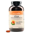 NatureWise CLA 1250 - Suplemento de ácido linoléico conjugado para mujeres y hombres, no estimulante, apoya el peso saludable, los objetivos de fitness - no GMO, sin gluten - 180 Softgels[2-Month Supply]