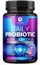 Probióticos 60 Billones CFU - 10 Estrías + Estrías Digestivas " Prebióticos - Mejor Probiótico para Hombres Mujer, Apoyo Immune, Gut Health, Estreñimiento ocasional, Diarrea, Gas " Bloating - 60 cápsulas