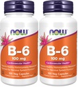 AHORA Suplementos, Vitamina B-6 (Pyridoxine HCl) 100 mg, Salud Cardiovascular*, 100 cápsulas Veg (Pack of 2)