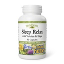 Herbal Factores Sleep Relax Fórmula por Factores Naturales, Natural Sleep Aid with Valerian Root, Passion Flower and Skullcap, Non-GMO, 90 cápsulas (90 porciones)