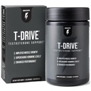 InnoSupps : T-Drive ¦ Testosterone Booster ← Amplificar el crecimiento muscular TEN KSM-66 Ashwagandha, Boron, Fenugreek TEN 90 cápsulas