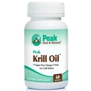 Peak Pure " Natural, Peak Krill Oil Supplement - Better Than Fish Oil for Joint and Heart Health - Krill Oil Brain Supplement - EPA, DHA, and Astaxanthin - 60 softgels