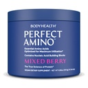 BodyHealth PerfectAmino Powder - BCAA and EAA Powder for Pre and Post Workout - Amino Acid Energy Drink for Hombres and Women to Support Lean Muscle and Recovery - Mixed Berry - 30 Servings