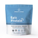 Sprout Living Plant Based Protein &amp; Superfoods Powder, Original, Unflavored ¦ Orgánica Protein Powder, Vegan, Non Dairy, Non-GMO, Gluten Free, Sugar Free, Perfect Keto Drink Mix (5 lb)