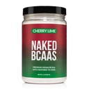 NAKED Cherry Lime BCAAs Amino Acids Powder, 100% Puro 2:1 Fórmula, Vegan Branched Chain Amino Acids, Instantized All Natural BCAA Powder Suplemento - 501 Grams, 34 Servings