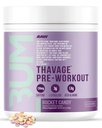 RAW Pre Workout Powder, Thavage (Rocket Candy) - Chris Bumstead Sports Nutrition Supplement for Men &amp; Women - CbumPreworkout for Working Out, Hydration, Mental Focus & Energy - 40 Servings