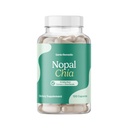 Santo Remedio Nopal Chia, Prickly Pear Cactus y Chia Powder Suplemento dietético, Ingredientes clínicamente Probados, Gluten Libre, No GMO, No Añadido Sugar, 120 Capsules, 60 Servidores Por Container