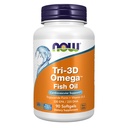 AHORA Suplementos de alimentos, Tri-3D OmegaTM, Forma Triglicérida de aceite de pescado Omega-3 + vitamina D-3, Destilado molecular, 90 Softgels