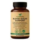 Suplemento de apoyo al azúcar en sangre con canela, melón de bitter – soporta niveles saludables de azúcar en sangre ya dentro de rangos normales ¦ Licorice Root Extract - 60 cápsulas