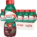 Premier Protein Shake, Serie Limitada Winter Mint Chocolate, 30g Protein, 1g Azúcar, 24 Vitaminas &amp; Minerales, Nutrientes para apoyar la salud inmunitaria, 11.5 oz, 12 Pack