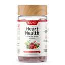 Ajustar suplementos de salud cardíaca, suplementos de circulación sanguínea, suplementos CoQ10 de salud cardíaca, suplemento de flujo sanguíneo, azúcar libre, 60 gummies