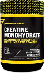 Polvo de Monohidrato de Creatina Primaforce – 1.000 gramos - Micronizado