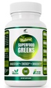 Organic Vegan Super Greens Capsules with Ashwagandha - Immune Support with All Natural Whole Food Nutrients Chlorella, Moringa, Spirulina, Turmeric, Kale. Mejorar la digestión, Boost Energy - Detox Pills