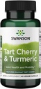Swanson Hiactives Tart Cherry &amp; Turmeric 60 Veg Capsules