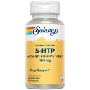 SOLARAY 5-HTP Plus St John's Wort - 30 cápsulas integradas por Enteric - 100 mg - 30 piezas