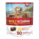 Suplemento Multivitamínico VetIQ para Perros, Apoyo a la Salud Suplemento Mandíbulas suaves, 90 Cuenta