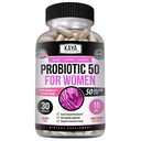 Kaya Naturals Probiotic 50 Billion CFU - Probióticos para Mujeres, Probióticos para Hombres y Adultos, Natural - Gut Health &amp; Immune Support - Proporciona soporte digestivo - 30 cápsulas vegetales