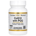 California Gold Nutrition CoQ10 con PQQ, Ubiquinone USP, Tapioca Veggie Softgel con Lecitina de girasol, 100 mg, 60 Veggie Softgel