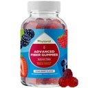 Fiber Gummies for Adults - Chicory Root Suplemento con Prebiotic Support for Gut & Digestive Health - Soluble Digestion Capsules for Stomach Regulation & Immune Aid - Sugar Free & Vegan - 120 Count