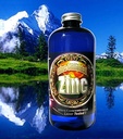 Minerales de la montaña de plata Zinc líquido concentrado mineral 16 Oz. 240 PPM