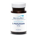 MetilPro 15mg L-Methylfolate (60 cápsulas) - Metillfolato activo de fuerza profesional, suplemento de 5 MTHF para el mood, la salud cerebral + soporte de inmuno, no GMO + Gluten-Free with No Fillers