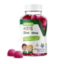 Viteey Zinc for Kids Gummies 15mg - Soporte inmunológico para niños &amp; adolescentes - potente antioxidante natural, niños Zinc vitamina Suplemento - Vegan, Gelatin Gratis, Gluten Gratis - Tasty Chewable Berry Flavor Gummy