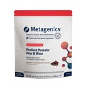 Metagenics Perfect Protein Pea &amp; Rice - Polvo Proteína de base vegetal con 20g Proteínas &amp; 3.5g BCAAs - Apoya el crecimiento muscular &amp; recuperación - No GMO, libre de gluten, libre de lácteos - Chocolate - 30 Serviciones
