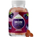 Gummies de hierro multivitamínico natural para adultos - Vitaminas de Gummy Adulto con Iron y Energía Complejo vitaminas Complejo B - Suplemento de Gummy y Concentración Mental Multivitamina