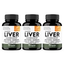 Sandhu's Liver Cleanse Detox &amp; Repair Support ← 70 Capsules (Pack of 3) ← Herbal Supplement for Liver Health ← Milk Thistle Dandelion Root Andrographis with 8 Minerals