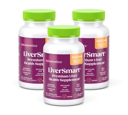 LiverSmart Liver Cleanse Detox & Repair - 250mg Milk Thistle, 80% Silymarin | Vegan Liver Support Supplement for Men & Women, European-Sourced Extract, Artichoke & Dandelion, Third-Party Tested, 3 x 60ct