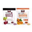 Factor de fuerza Total Beets Soft Chews, 60 Chews &amp; Better Turmeric Joint Support Suplemento, 60 Soft Chews
