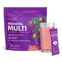 Polvo multivitamínico prenatal con electrolitos 3X - 25 vitaminas " minerales " , folato, hierro, vitamina D3, 7 superalimentos " Probióticos, vitaminas libres de azúcar " hidratación 24 vitaminas mix Packets