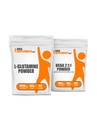 BulkSupplements L-Glutamine 500g + BCAA 2:1 500g Bundle