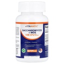 Vitamatic Saccharomyces Boulardii Probiotic 10B per Serving + Leeast Extract (MOS Yeast Fraction) 300 mg - 60 DR Capsules - Made in The USA