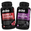 Kidney Cleanse Detox " Activated Charcoal - Natural Cranberry " Uva Ursi Extract to Support Kidneys, Bladder " Urinary Tract Health - Coconut Charcoal Pills for Stomach Gas " Bloating Support